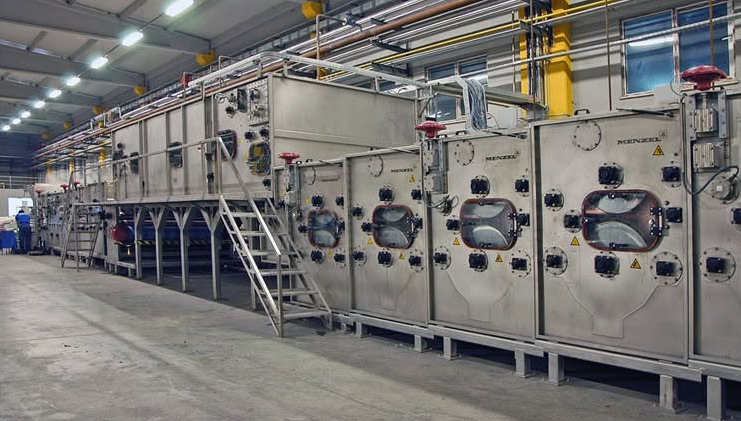 Industrial Continuous Washing & Drying Machine